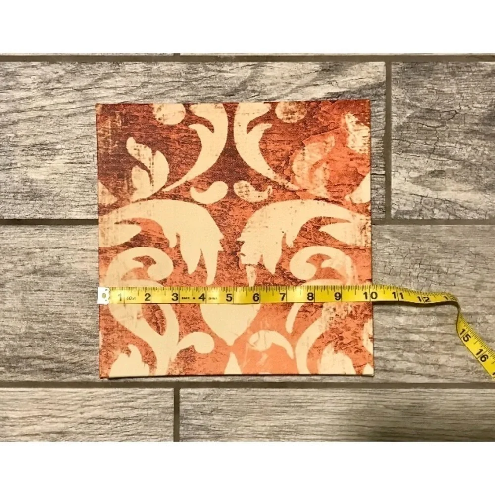 𝅺canvas Art Print Orange and Cream Size three actual prints